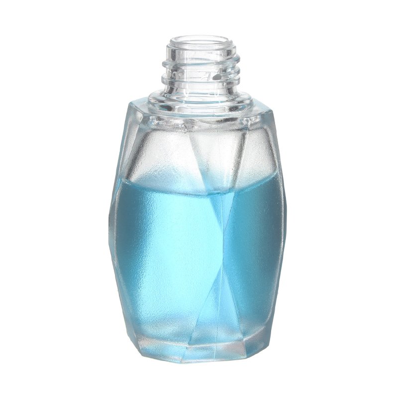 45ml Clear Extra Thick Polygonal PETG Plastic Dropper Bottle with 20/410 Neck - Image 2