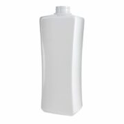 1000ml White Square PET Plastic Bottle with 32/410 Neck