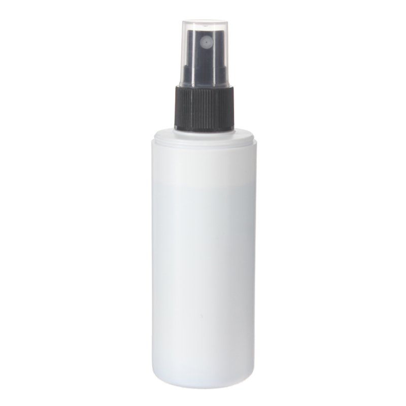 100ml White Cylinder HDPE Plastic Bottle with 20/410 Neck - Image 2