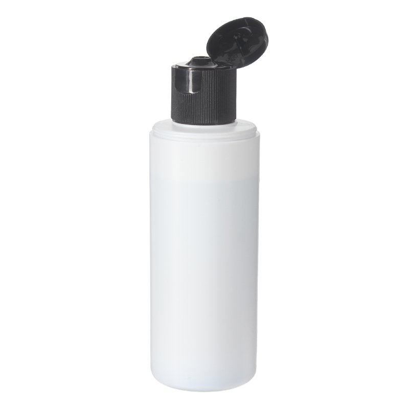 100ml White Cylinder HDPE Plastic Bottle with 20/410 Neck - Image 3