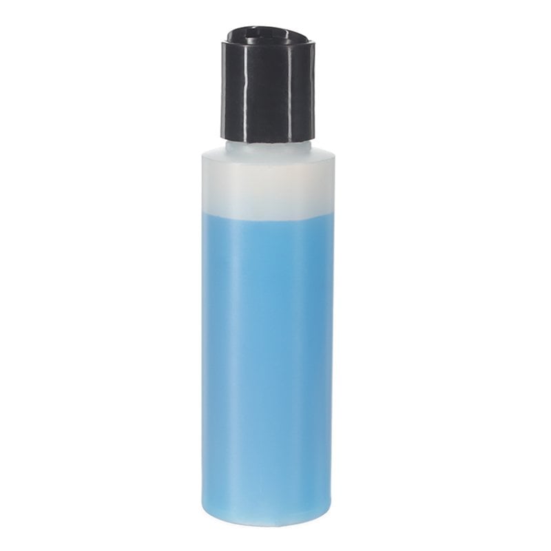100ml Nature Color Cylinder HDPE Plastic Bottle with 20/410 Neck - Image 2
