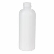 100ml White HDPE Plastic Boston Round Bottle with 20/410 Neck