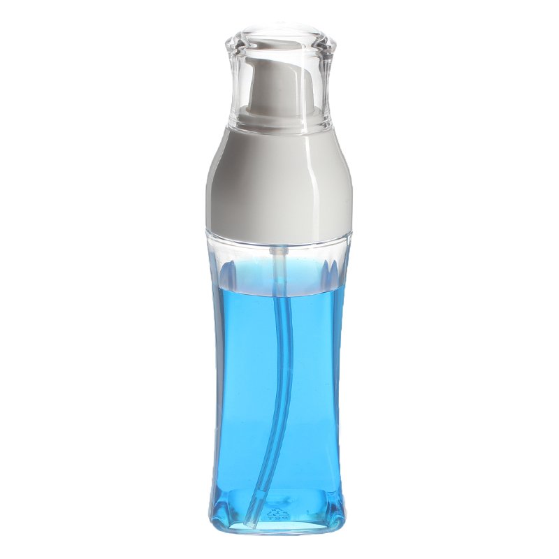 100ml Clear Square PET Plastic Bottle with 24/410 Neck