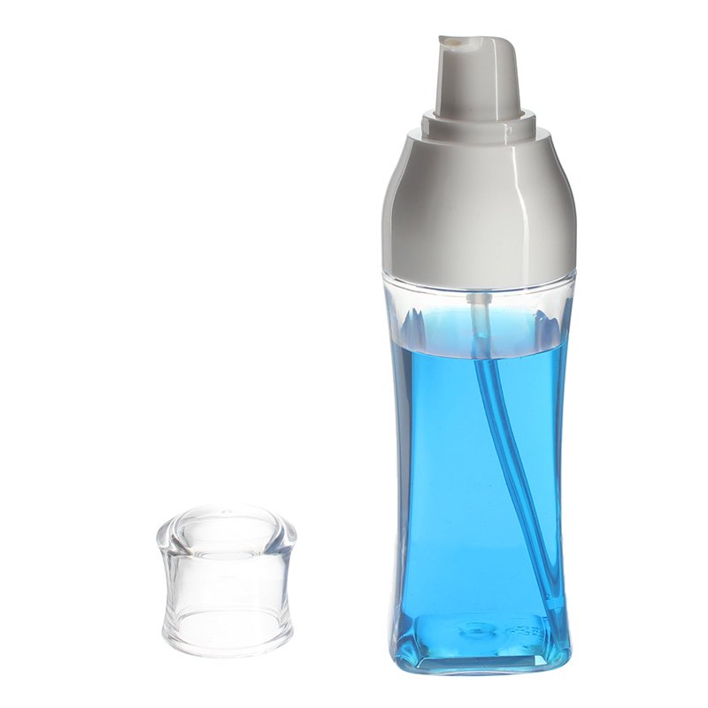 100ml Clear Square PET Plastic Bottle with 24/410 Neck - Image 2