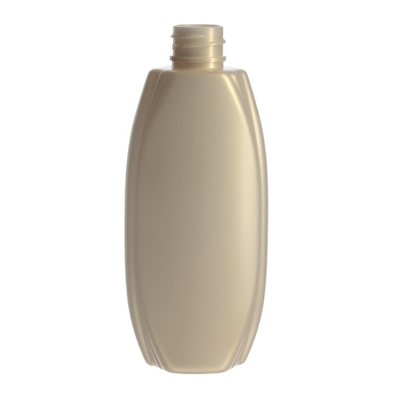 100ml Yellow Oval PET Plastic Bottle with 20/410 Neck