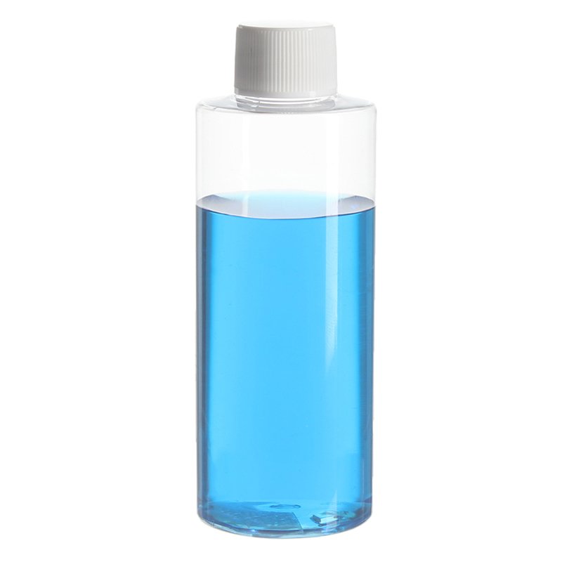 100ml Clear Cylinder PET Plastic Bottle with 20/410 Neck - Image 4