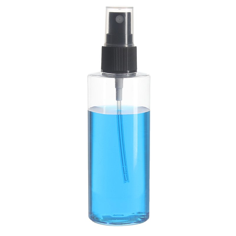 100ml Clear Cylinder PET Plastic Bottle with 20/410 Neck - Image 3