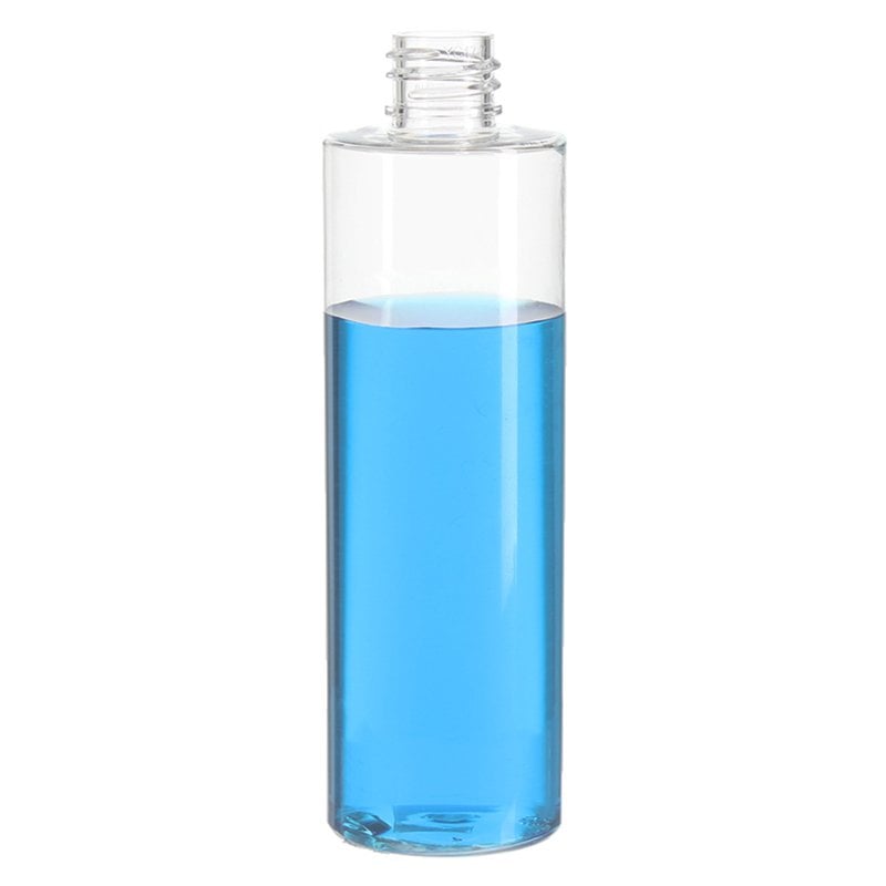 100ml Clear Cylinder PET Plastic Bottle with 18/410 Neck