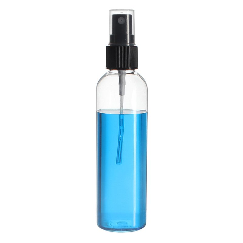100ml Clear PET Plastic Cosmo Round Bottle with 20/410 Neck - Image 3