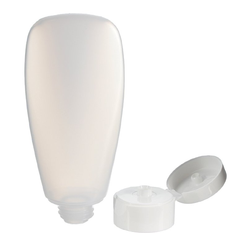 100ml Nature LDPE Plastic Tottle Bottle with 22/410 Flip Top Cap - Image 4
