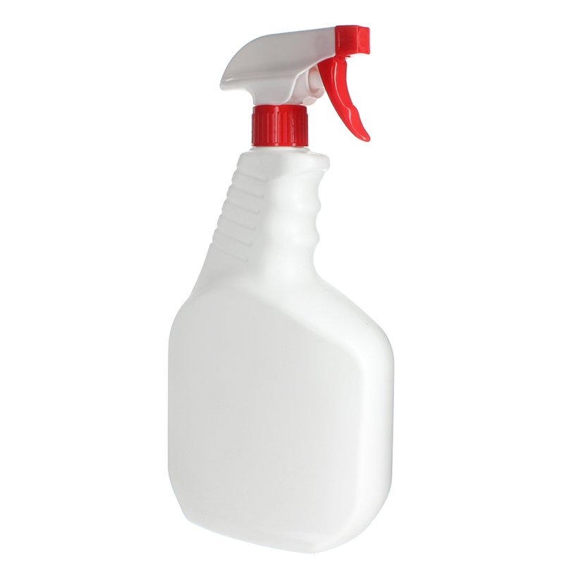 1000ml White HDPE Plastic Trigger Spray Bottle with 28/410 Neck - Image 2
