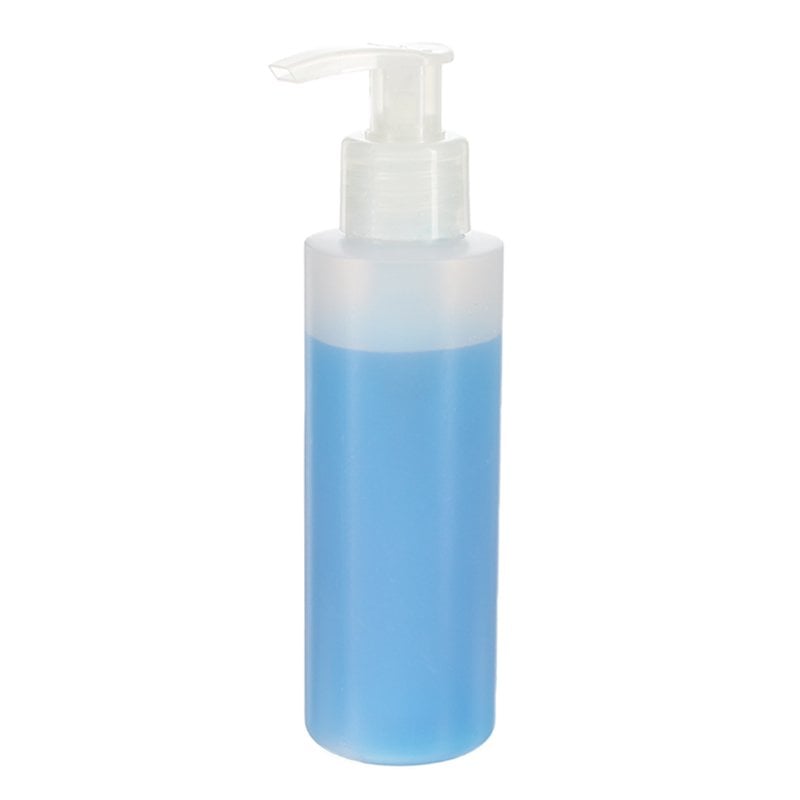120ml/4oz Nature Color Cylinder HDPE Plastic Bottle with 24/410 Neck - Image 2