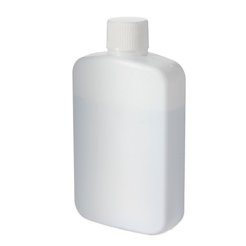 120ml/4oz White Oval HDPE Plastic Bottle with 20/410 Neck - Image 3