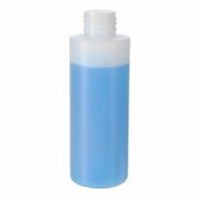 120ml/4oz Nature Color Cylinder HDPE Plastic Bottle with 24/410 Neck