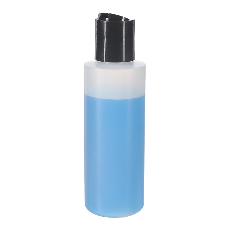 120ml/4oz Nature Color Cylinder HDPE Plastic Bottle with 24/410 Neck - Image 2