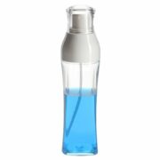 120ml/4oz Clear Square PET Plastic Bottle with 24/410 Neck