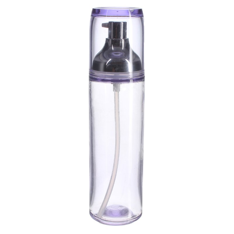 120ml/4oz Clear Light Blue Extra Thick Cylinder PETG Plastic Pump Bottle with 20/410 Neck