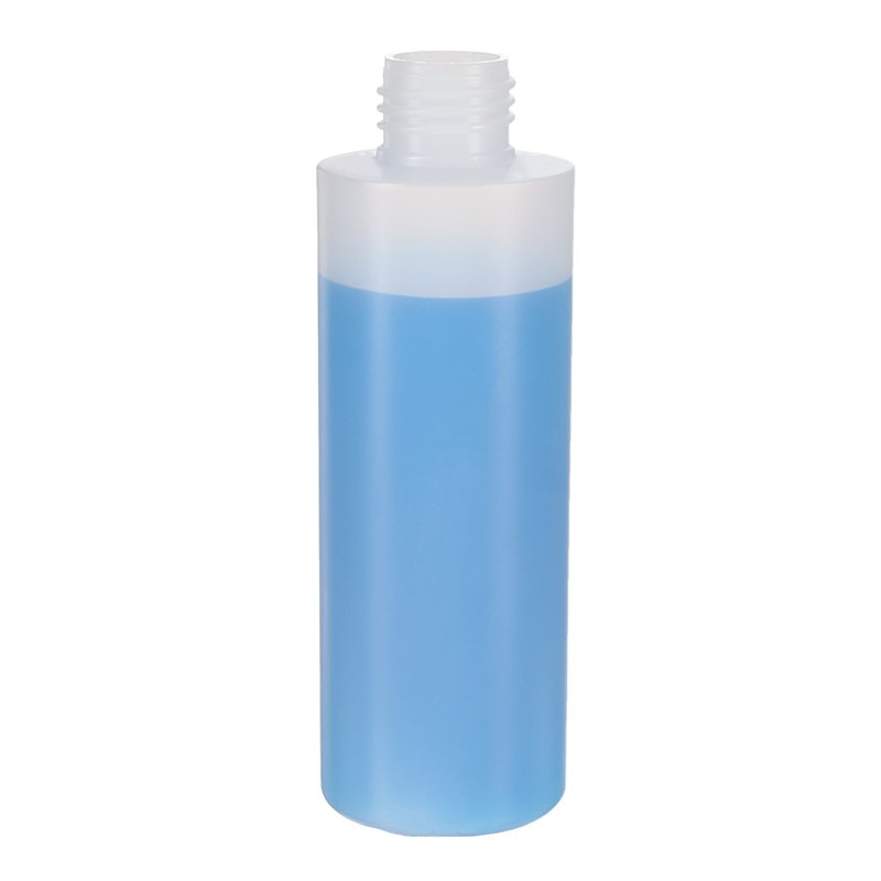 150ml/5oz Nature Color Cylinder HDPE Plastic Bottle with 24/410 Neck
