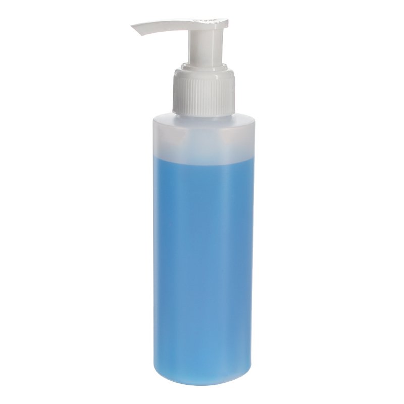 150ml/5oz Nature Color Cylinder HDPE Plastic Bottle with 24/410 Neck - Image 2