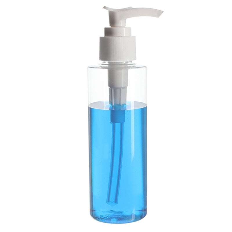 150ml/5oz Clear Cylinder PET Plastic Bottle with 24/410 Neck - Image 2