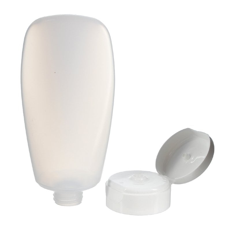 150ml/5oz Nature LDPE Plastic Tottle Bottle with 22/410 Flip Top Cap - Image 4
