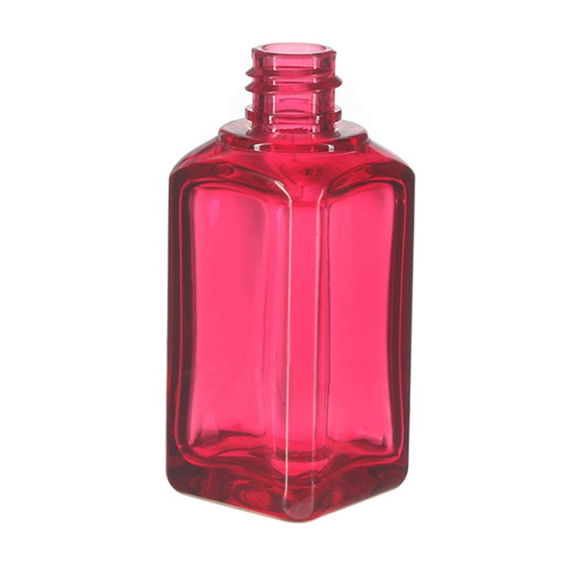 15ml Clear Red Square Extra Thick PETG Plastic Dropper Bottle with 13/410 Neck - Image 3