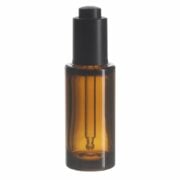 15ml Amber Extra Thick PETG Cylinder Plastic Button Dropper Bottle with 13/410 Neck
