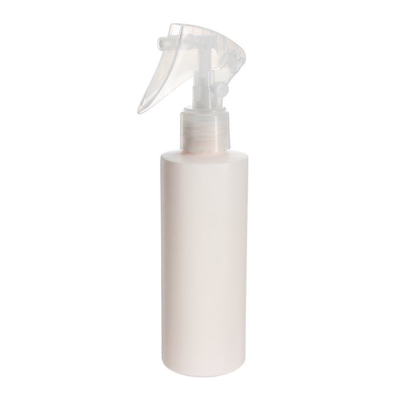 180ml/6oz White Cylinder HDPE Plastic Bottle with 24/410 Neck - Image 3
