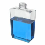 200ml Clear PETG Plastic Square Bottle with 24/410 Neck