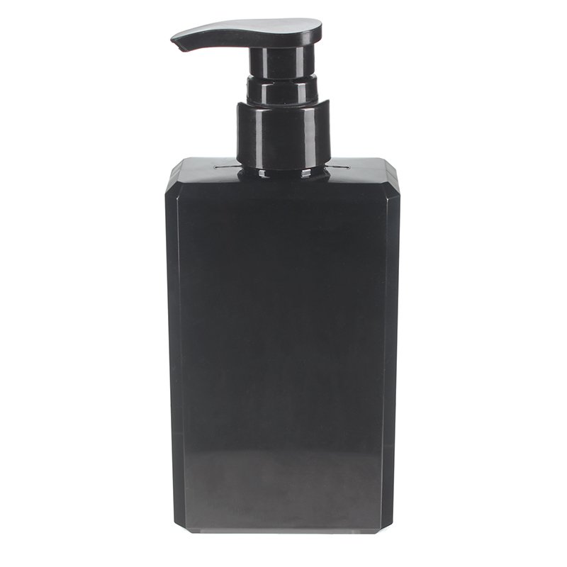 200ml Black Square PETG Plastic Bottle with 24/410 Neck - Image 2