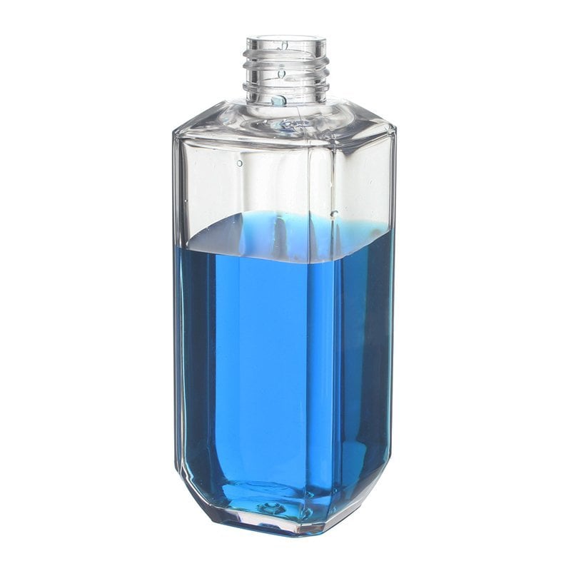 200ml Clea Extra Thick Square PETG Plastic Pump Bottle with 24/410 Neck - Image 3