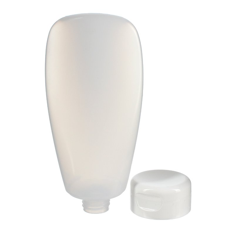 200ml Nature LDPE Plastic Tottle Bottle with 22/410 Flip Top Cap - Image 3