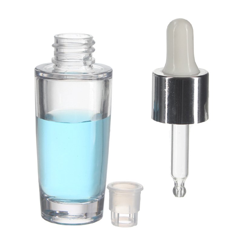 20ml Clear Extra Thick Round PETG Plastic Dropper Bottle with 18/410 Neck - Image 2
