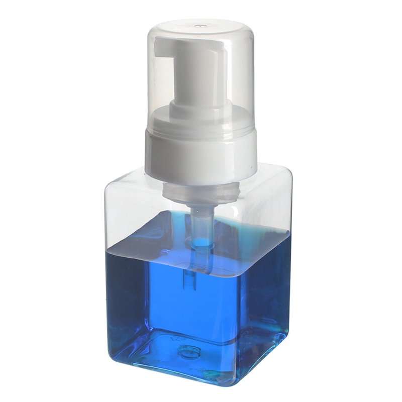 Soap to Foam Dispenser Vendor, 235ml, PET, Clear, Square, 42mm