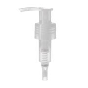 Cosmetic Lotion Pump, 24-410, Smooth, Lock Up, Natural, 1.4ml Output