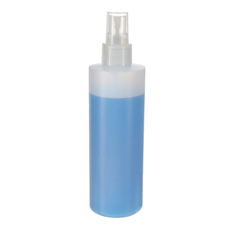 250ml Nature Color Cylinder HDPE Plastic Bottle with 24/410 Neck - Image 4