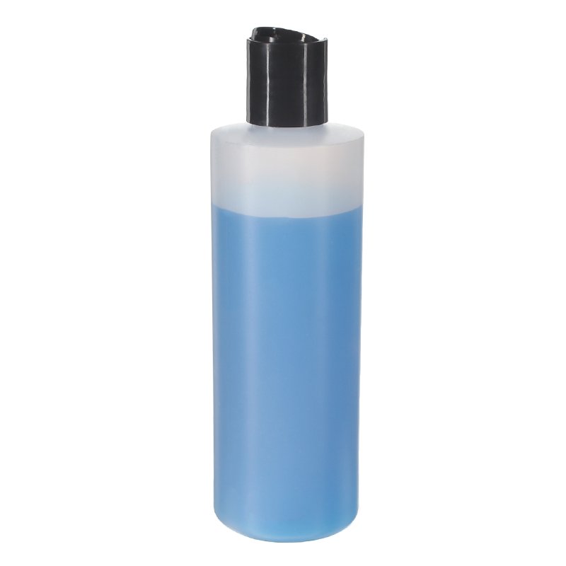 250ml Nature Color Cylinder HDPE Plastic Bottle with 24/410 Neck - Image 3