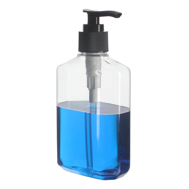 250ml Clear Oval PET Plastic Bottle with 24/410 Neck - Image 3