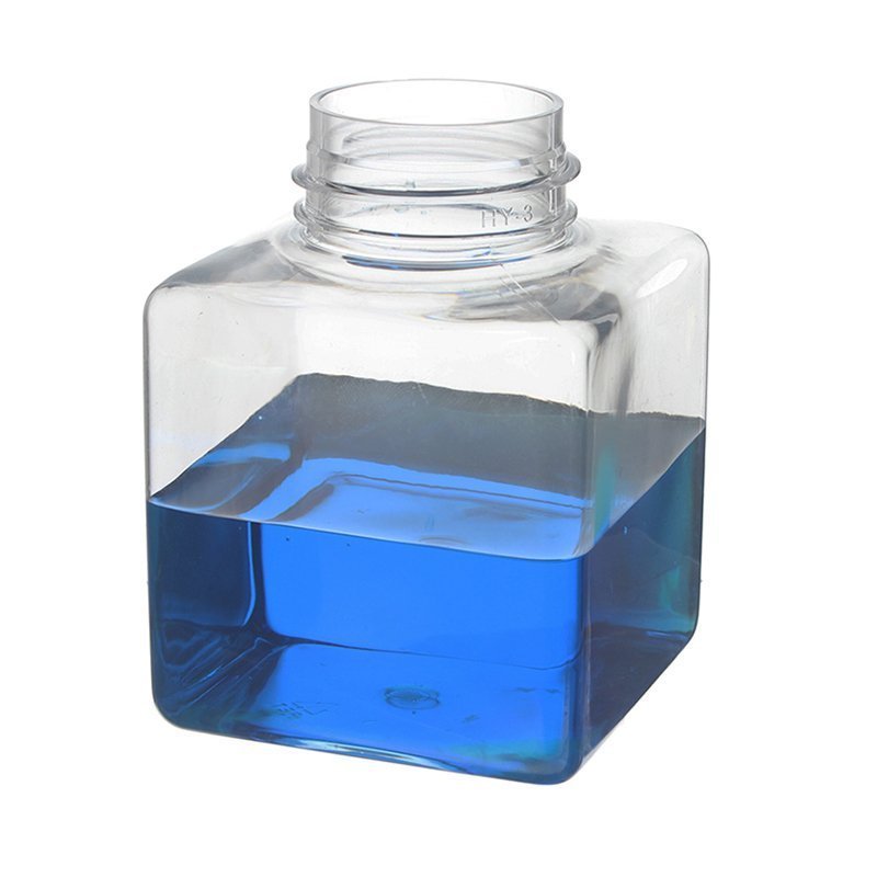 Lotion Foamer Bottle 250ml, PET, Clear, Square, 42mm - bottle only