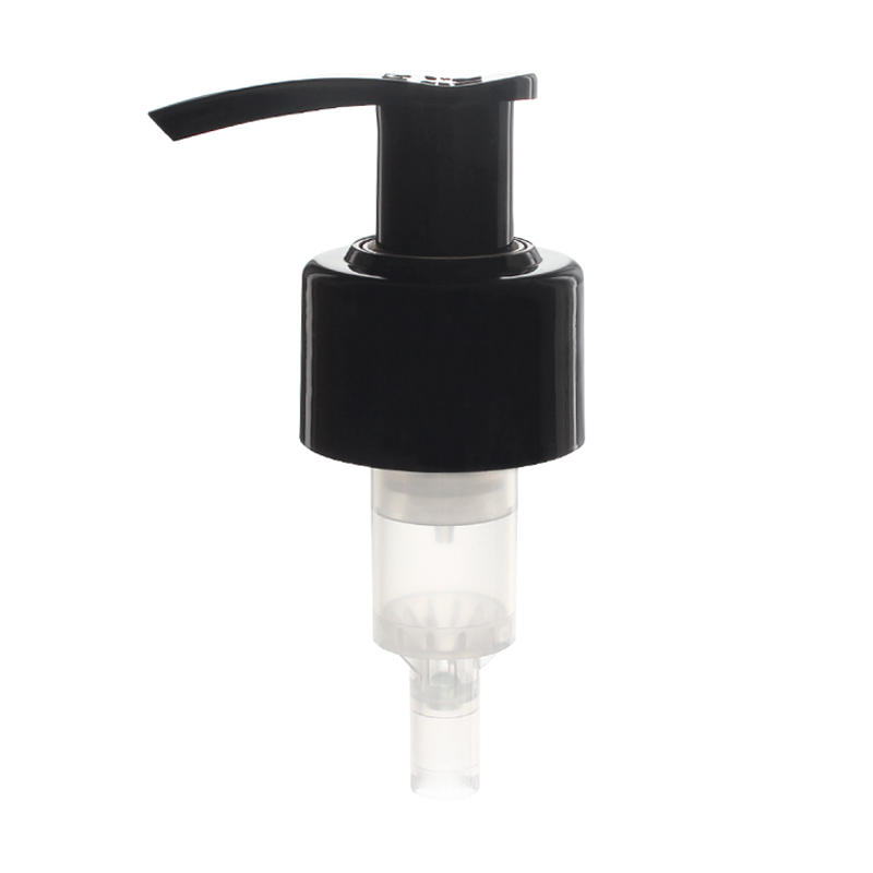 28/410 Plastic Spring Outside Black Smooth Left/Right Lock Lotion Pump, 2.0ml Output