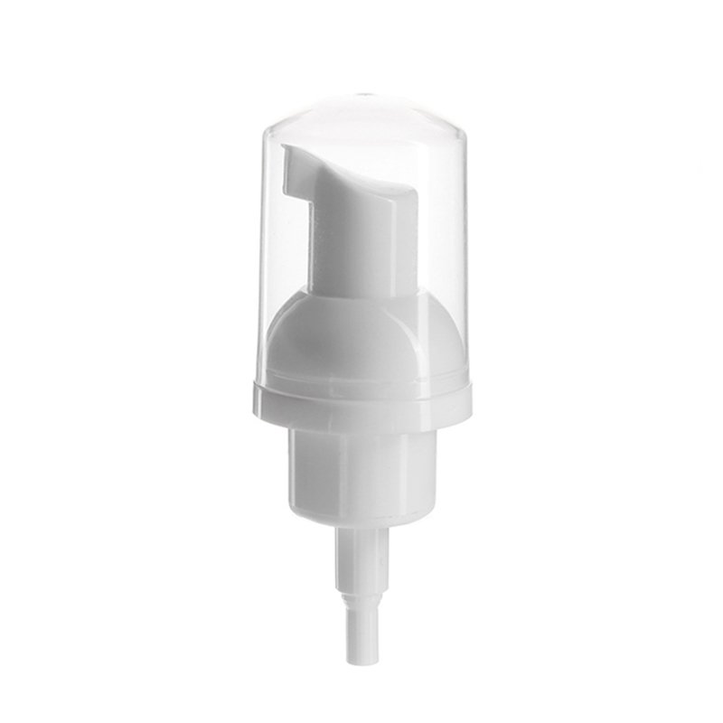 Foaming Hand Soap Pump Replacement, 30mm, Clear Top Hood, White