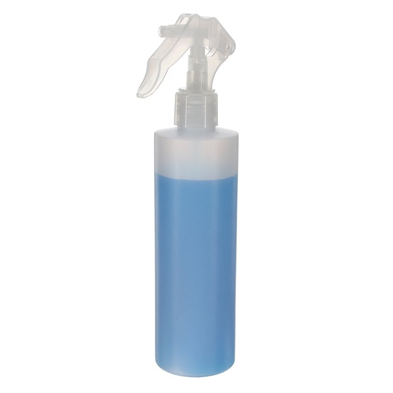 300ml/10oz Nature Color Cylinder HDPE Plastic Bottle with 24/410 Neck - Image 2