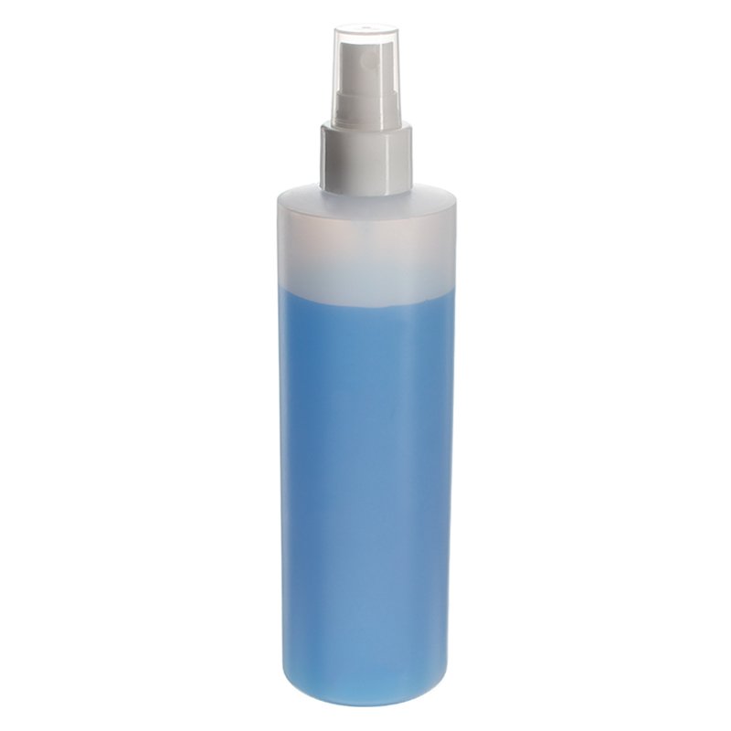 300ml/10oz Nature Color Cylinder HDPE Plastic Bottle with 24/410 Neck - Image 4