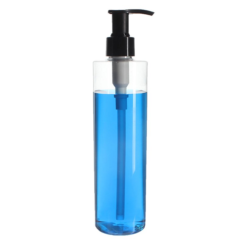 300ml/10oz Clear Cylinder PET Plastic Bottle with 24/410 Neck - Image 2