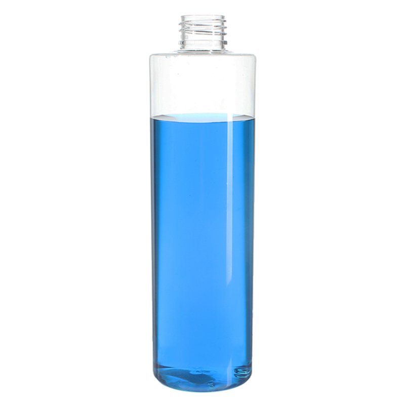 300ml/10oz Clear Cylinder PET Plastic Bottle with 24/410 Neck