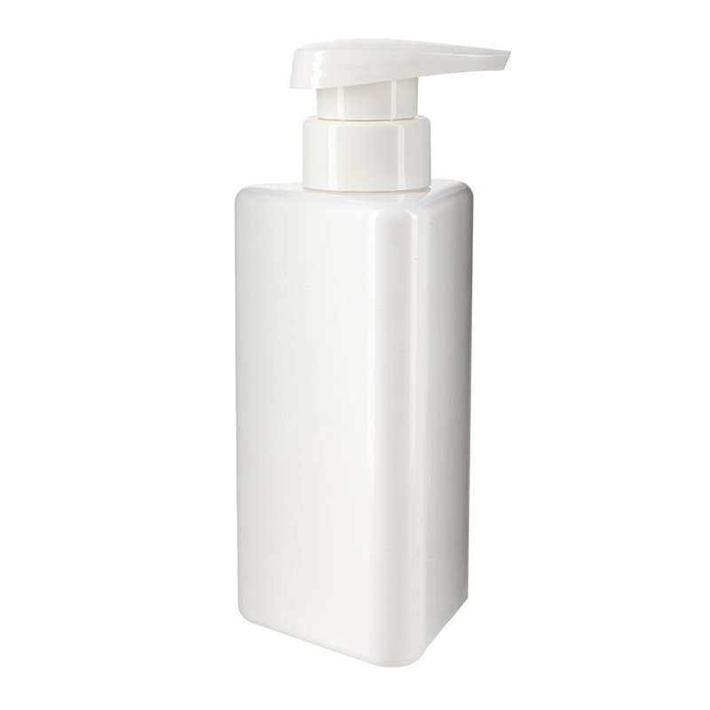 300ml/10oz White Triangle PET Plastic Bottle with 32/410 Neck - Image 2