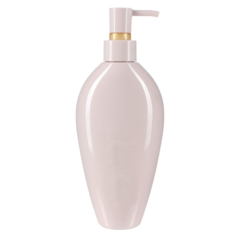 300ml/10oz Pink Oval PET Plastic Bottle with 28/410 Neck - Image 2
