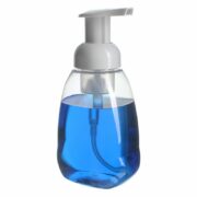 Hand Soap Foamer Bottle Wholesale, 300ml, PET, Clear, Oval, 40mm