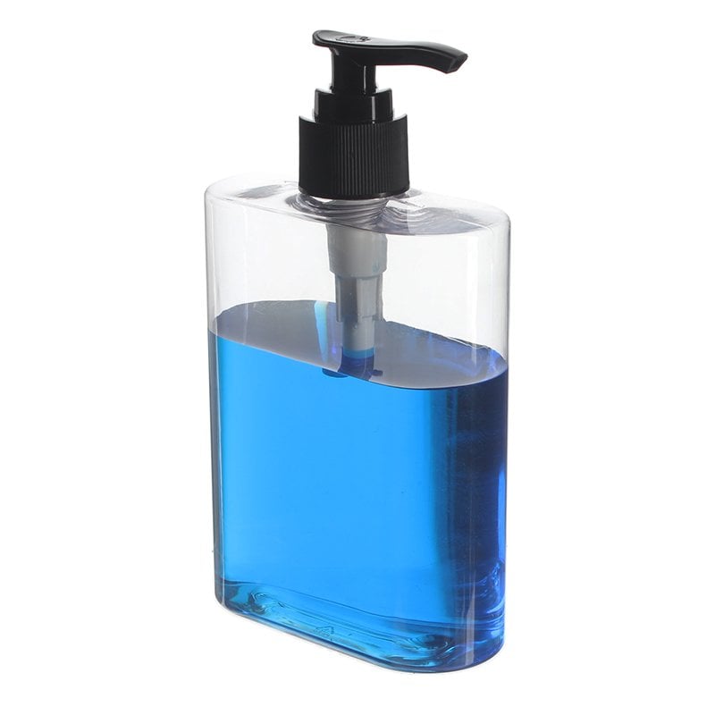 300ml/10oz Clear PETG Plastic Oval Bottle with 24/410 Neck - Image 3