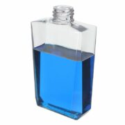 300ml/10oz Clear PETG Plastic Square Bottle with 28/410 Neck